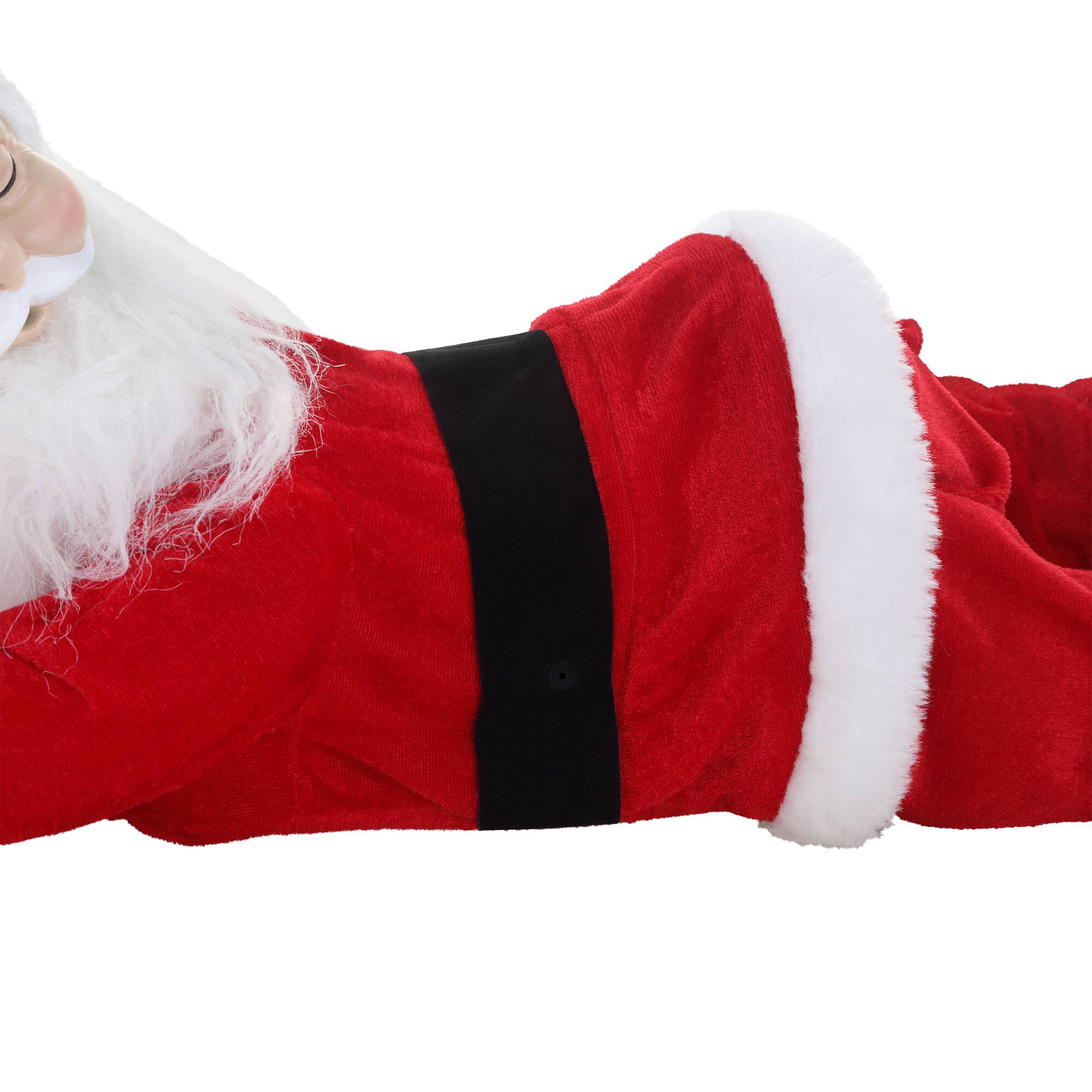 19.5" Lighted Sleeping Santa